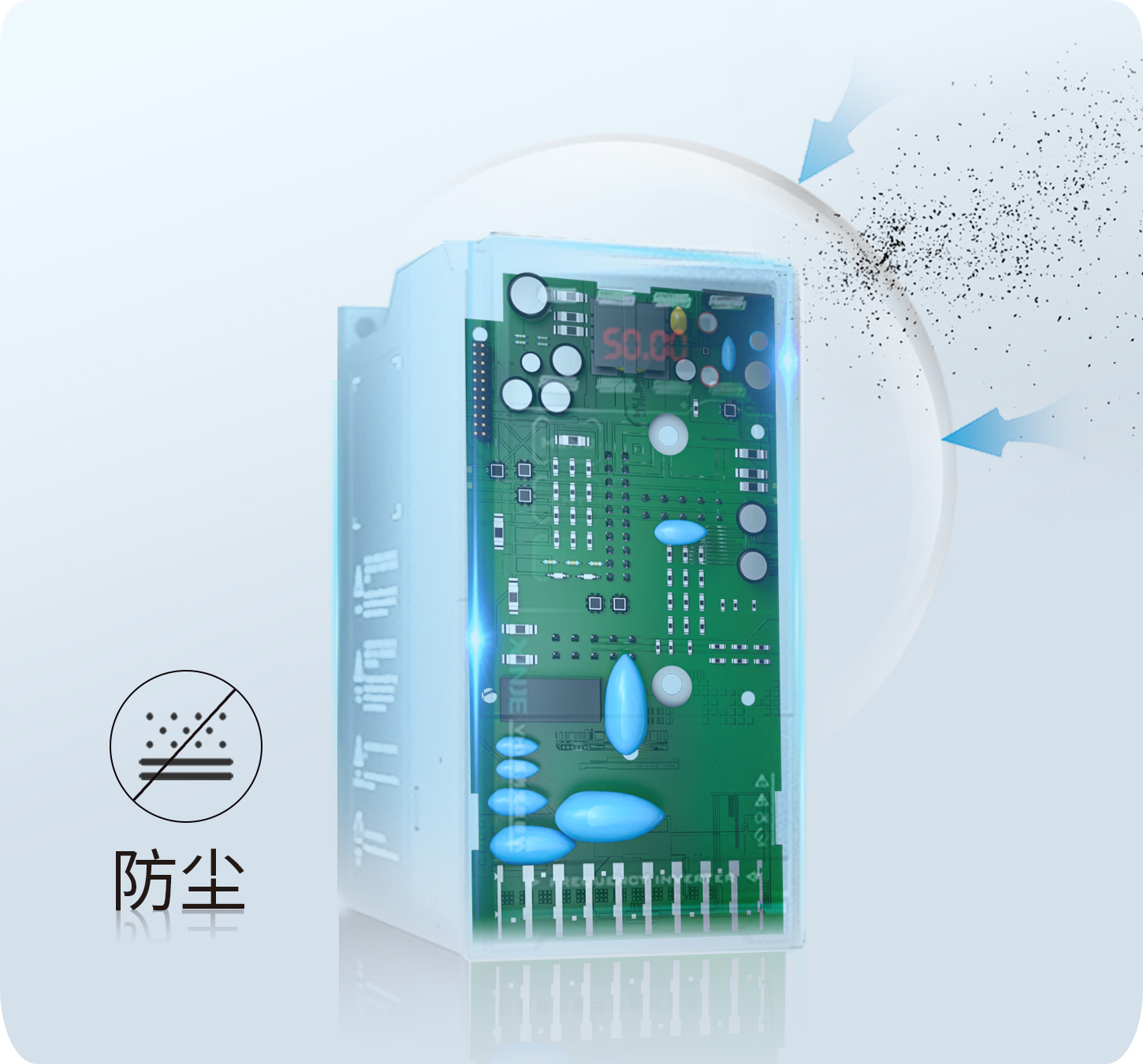 PCB板涂层全覆盖